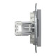 РОЗЕТКА КОМП'ЮТЕРНА RJ45 UTP КАТ.6 ASFORA СТАЛЬ