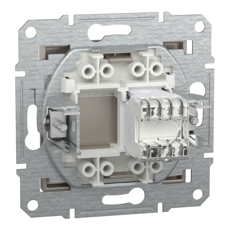 РОЗЕТКА КОМП'ЮТЕРНА RJ45 UTP КАТ.6 ASFORA БРОНЗА