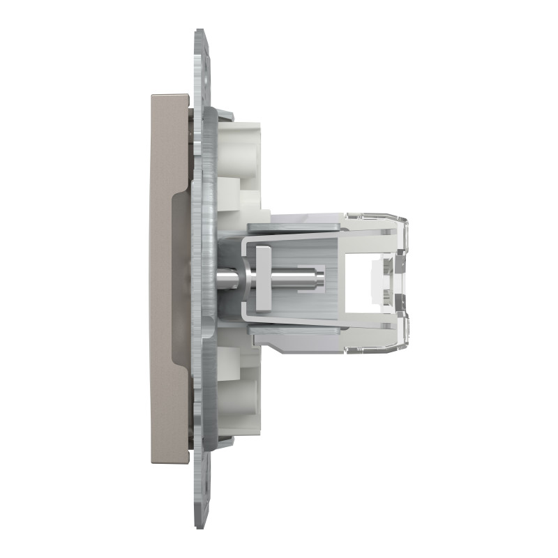 РОЗЕТКА КОМП'ЮТЕРНА RJ45 UTP КАТ.6 ASFORA БРОНЗА