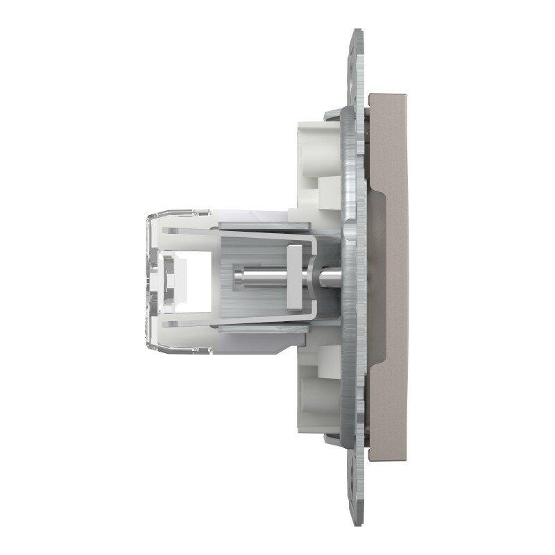 РОЗЕТКА КОМП'ЮТЕРНА RJ45 UTP КАТ.6 ASFORA БРОНЗА