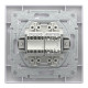 РОЗЕТКА КОМП'ЮТЕРНА RJ45 КАТ. 5Е І ТЕЛЕФОННА РОЗЕТКА RJ12 БІЛА ASFORA