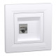 РОЗЕТКА КОМП'ЮТЕРНА RJ45 STP КАТ. 5Е БІЛА ASFORA