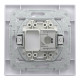 РОЗЕТКА КОМП'ЮТЕРНА RJ45 STP КАТ. 5Е БІЛА ASFORA