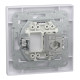 РОЗЕТКА КОМП'ЮТЕРНА RJ45 STP КАТ. 5Е БІЛА ASFORA