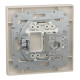 РОЗЕТКА КОМП'ЮТЕРНА RJ45 STP КАТ. 5Е КРЕМ ASFORA