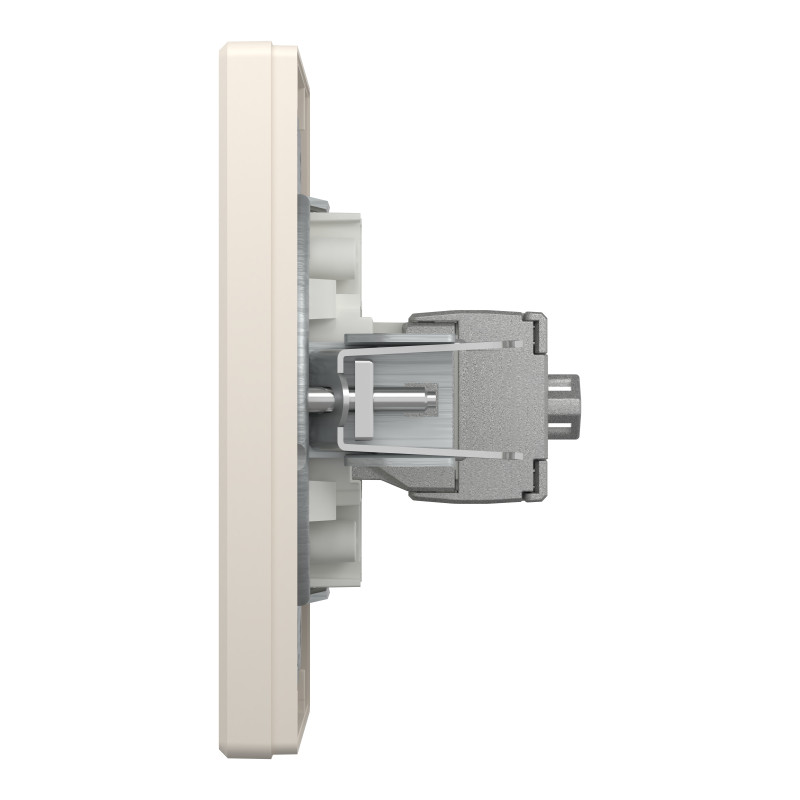 РОЗЕТКА КОМП'ЮТЕРНА RJ45 STP КАТ. 5Е КРЕМ ASFORA
