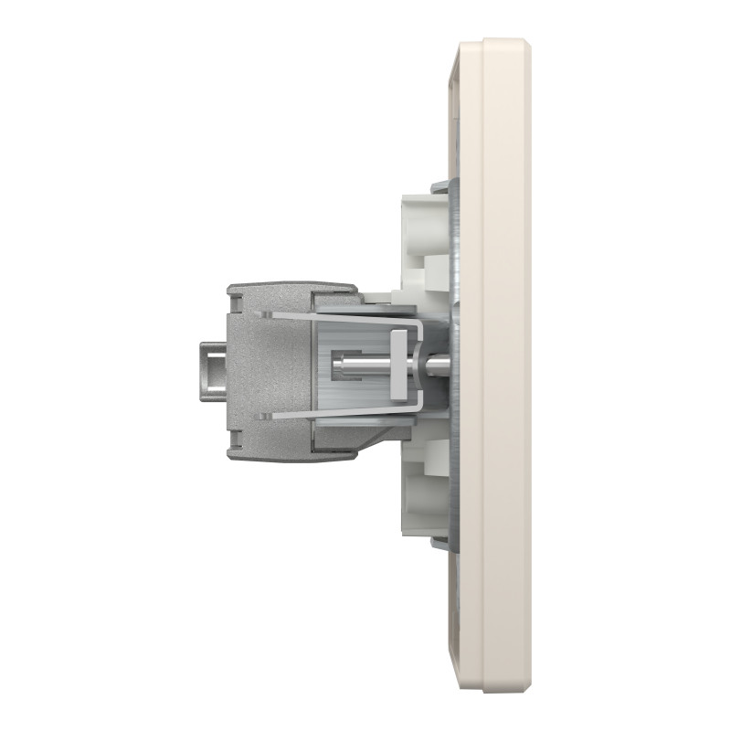 РОЗЕТКА КОМП'ЮТЕРНА RJ45 STP КАТ. 5Е КРЕМ ASFORA