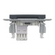 РОЗЕТКА КОМП'ЮТЕРНА RJ45 STP КАТ. 5Е ASFORA АНТРАЦИТ