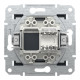 РОЗЕТКА КОМП'ЮТЕРНА RJ45 STP КАТ. 5Е ASFORA АНТРАЦИТ