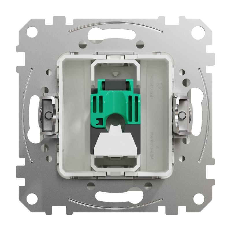 Один роз’єм RJ45 категорія 5E UTP Білий Sedna Design