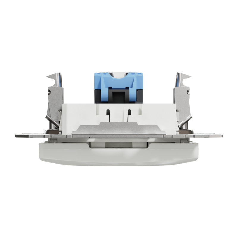 Комп'ютерна розетка, RJ45 CAT6 UTP, Біла, Sedna Design