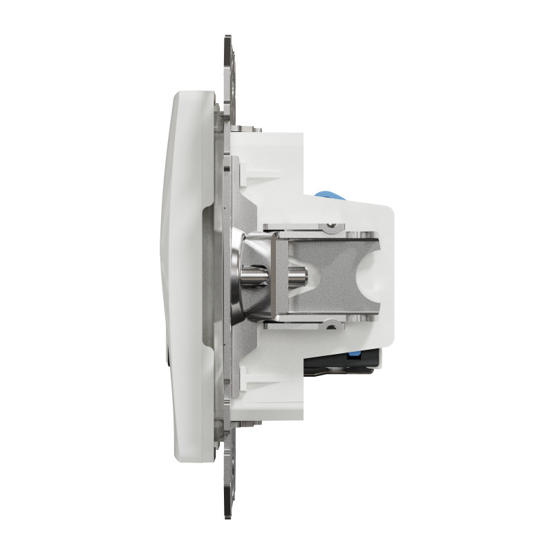 Розетка телекомунікаційна RJ45+RJ11 6UTP, білий, Sedna Design & Elements