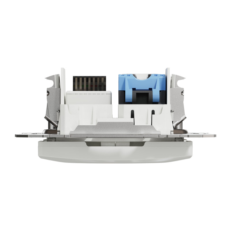 Розетка телекомунікаційна RJ45+RJ11 6UTP, білий, Sedna Design & Elements