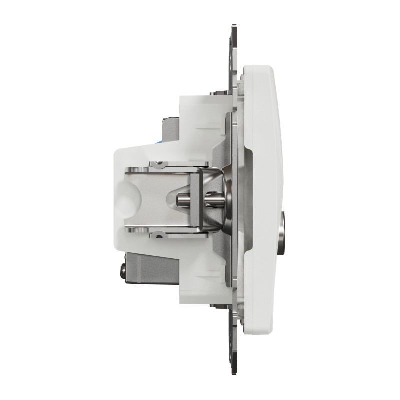 Розетка RJ45 категорія 6 UTP -TV Білий Sedna Design