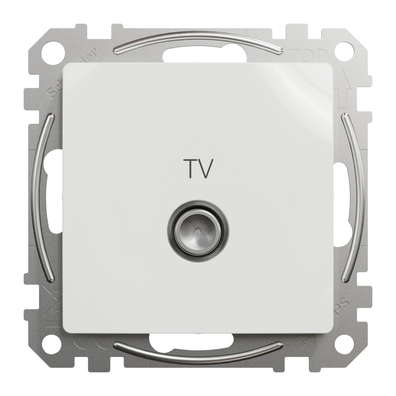 Розетка TV 4DB Wh Sedna Design