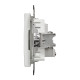Розетка TV 4DB Wh Sedna Design