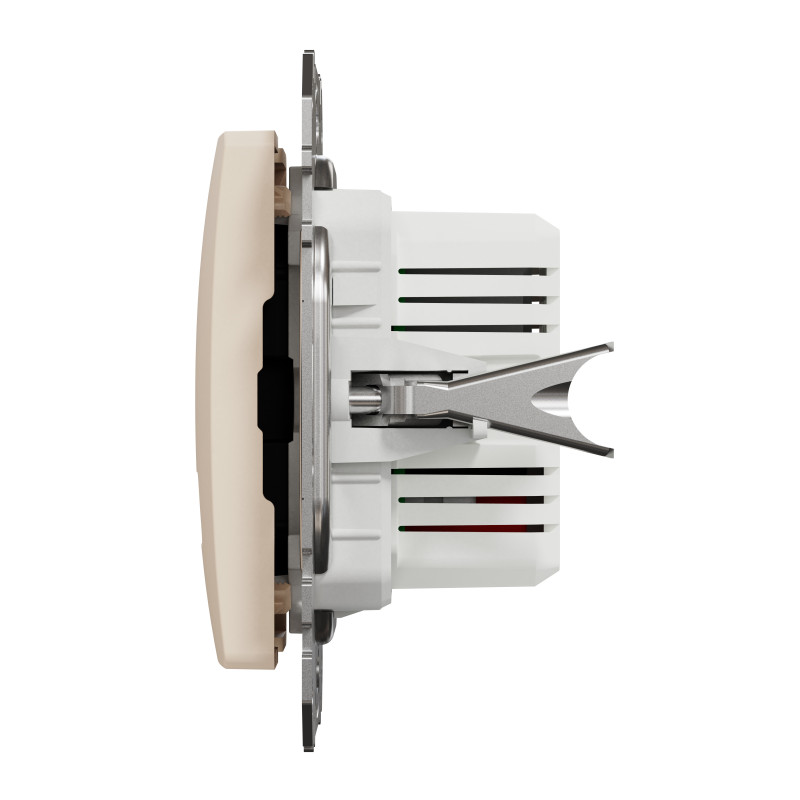 USB розетка тип A+A 2,1A Бежевий Sedna Design