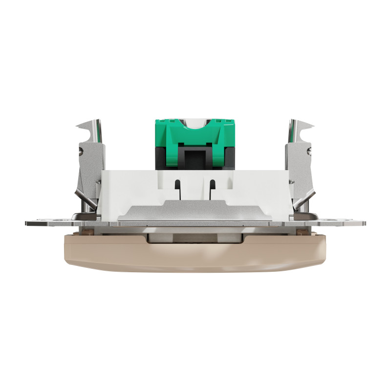 Один роз’єм RJ45 категорія 5E UTP Бежевий Sedna Design