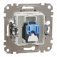 Комп'ютерна розетка, RJ45 CAT6 UTP, Бежева, Sedna Design