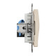 Комп'ютерна розетка, RJ45 CAT6 UTP, Бежева, Sedna Design