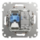 Розетка RJ45 категорія 6 UTP -TV Бежевий Sedna Design