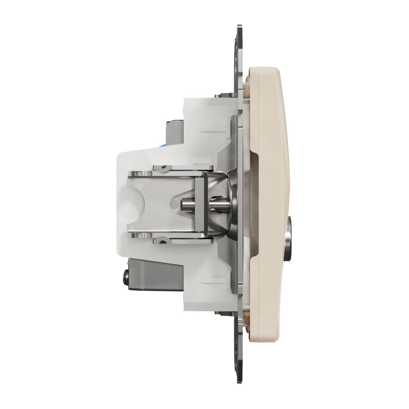 Розетка RJ45 категорія 6 UTP -TV Бежевий Sedna Design