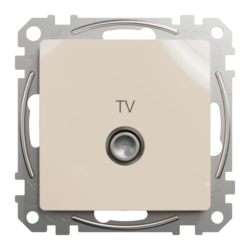 Розетка TV 4DB Cr Sedna Design
