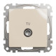 Розетка TV 4DB Cr Sedna Design