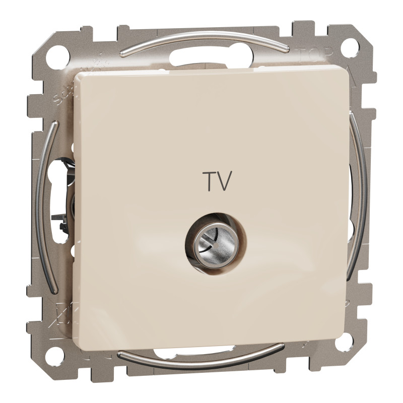 Розетка TV 4DB Cr Sedna Design