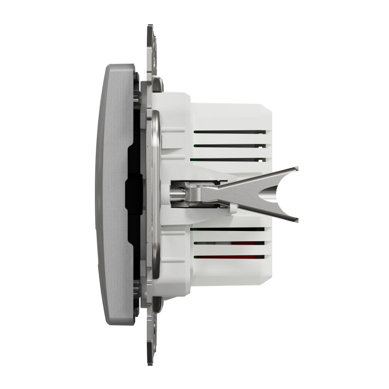 USB розетка тип A+A 2,1A Алюміній Sedna Design