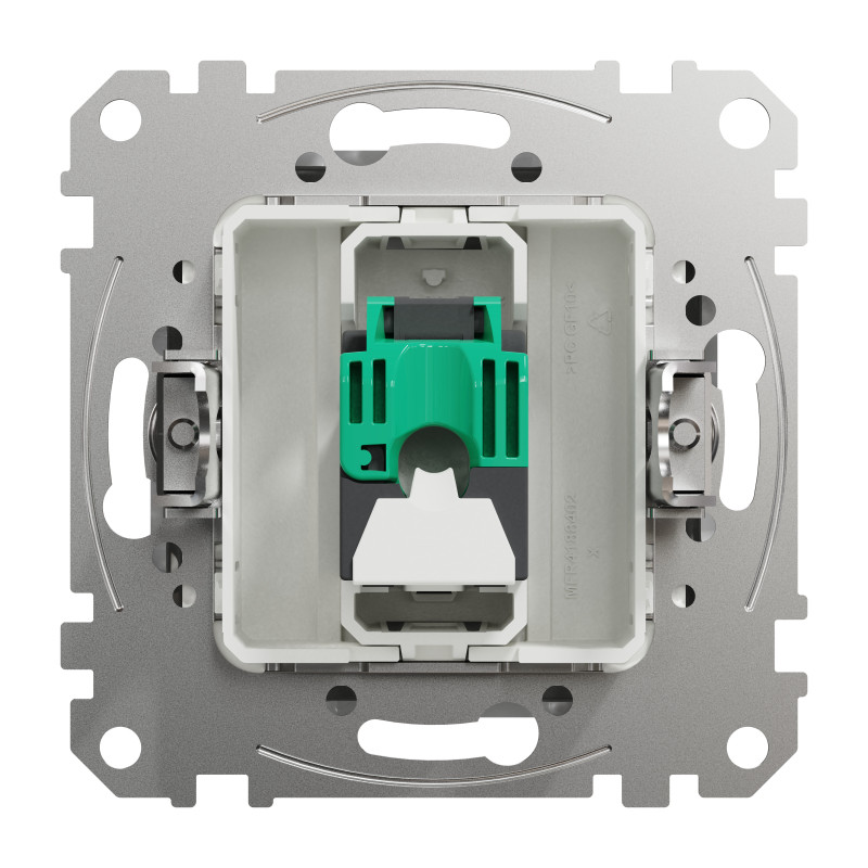 Один роз’єм RJ45 категорія 5E UTP Алюміній Sedna Design