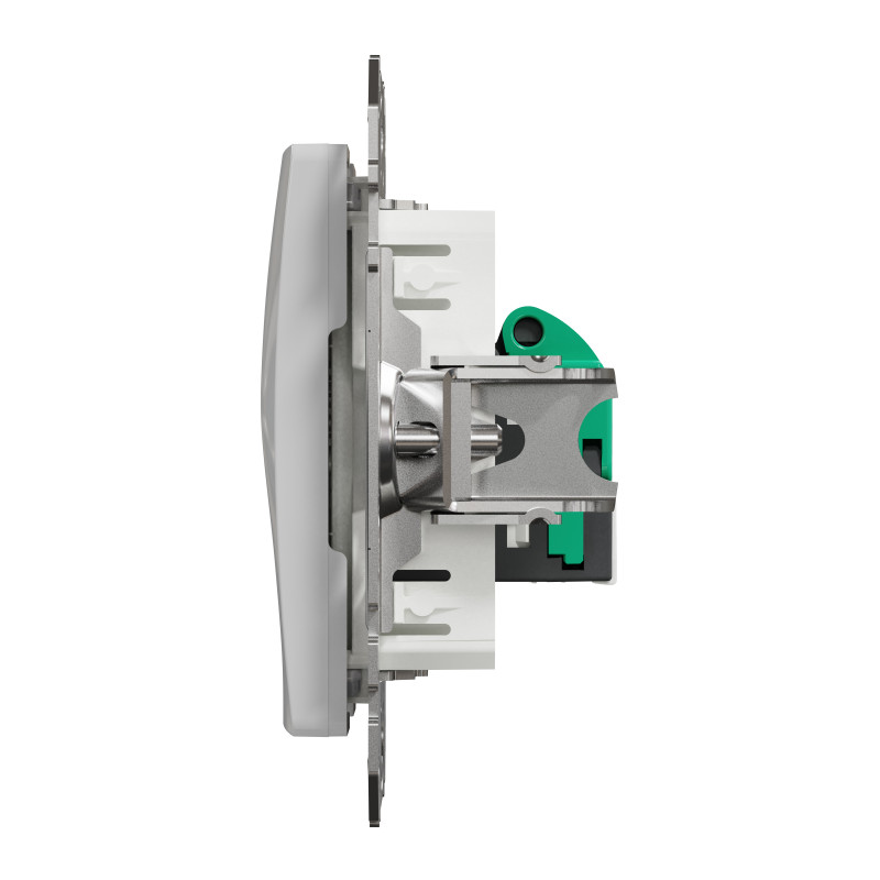 Один роз’єм RJ45 категорія 5E UTP Алюміній Sedna Design