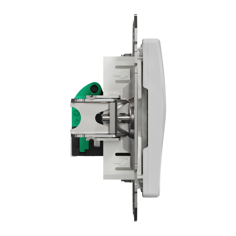 Один роз’єм RJ45 категорія 5E UTP Алюміній Sedna Design
