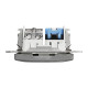 Розетка RJ45 категорія 6 UTP -TV Алюміній Sedna Design