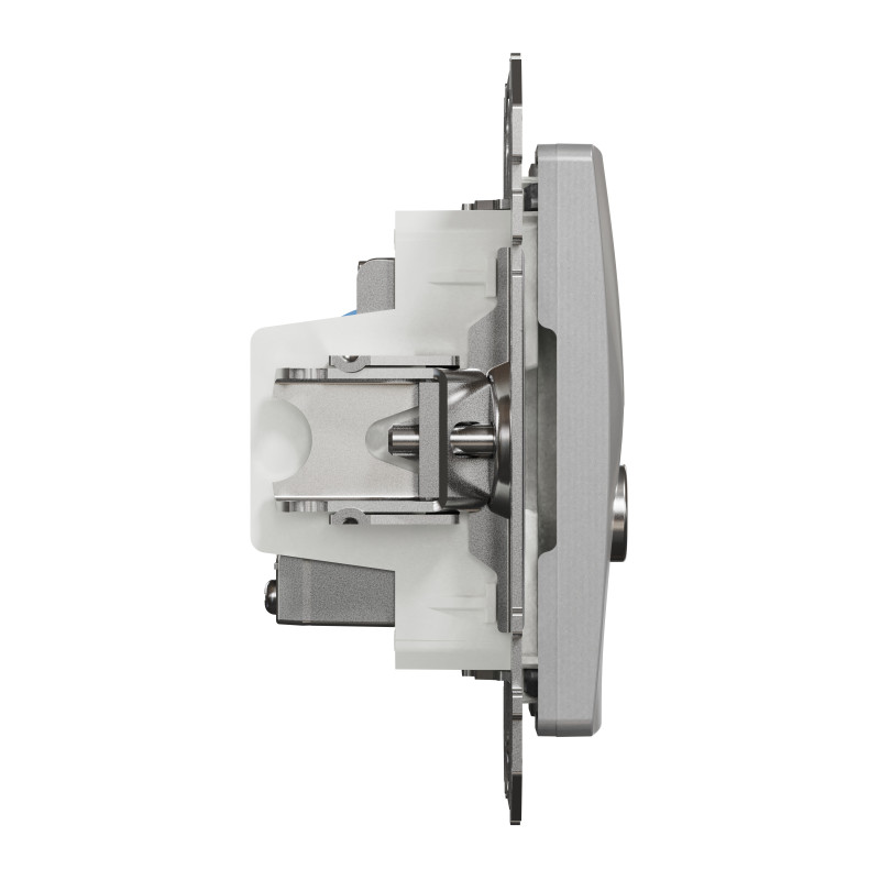 Розетка RJ45 категорія 6 UTP -TV Алюміній Sedna Design