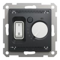 Термостат теплої підлоги 16 A Чорний Sedna Design