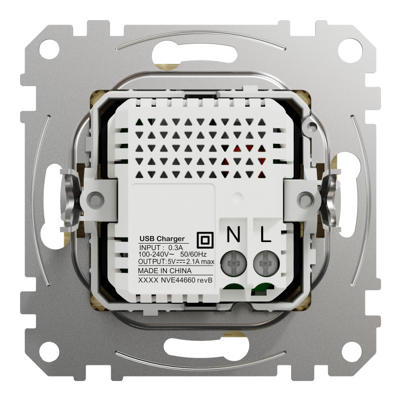USB розетка A+A 2,1A Береза Sedna Elements