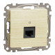 Комп'ютерна розетка RJ45 CAT 5E UTP, Береза Sedna Elements