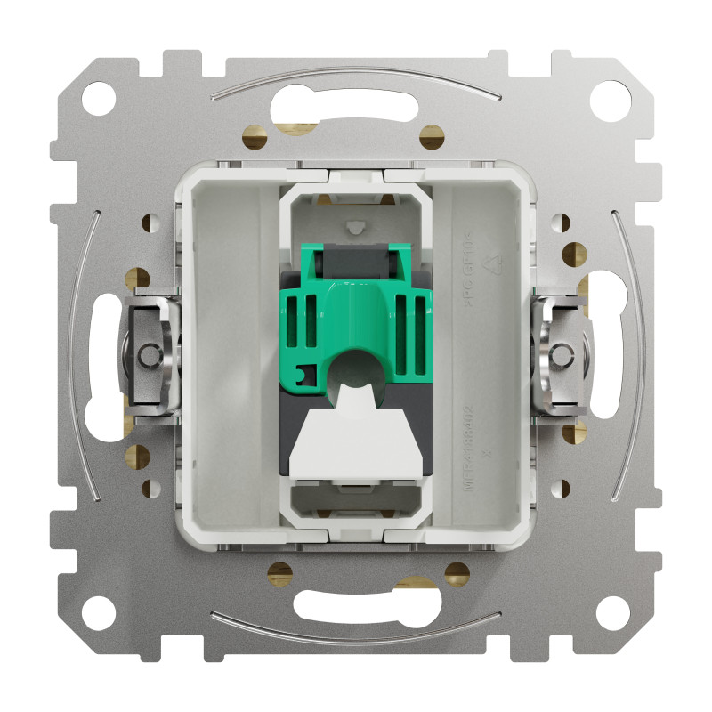 Комп'ютерна розетка RJ45 CAT 5E UTP, Береза Sedna Elements