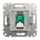 Комп'ютерна розетка RJ45 CAT 5E UTP, Береза Sedna Elements