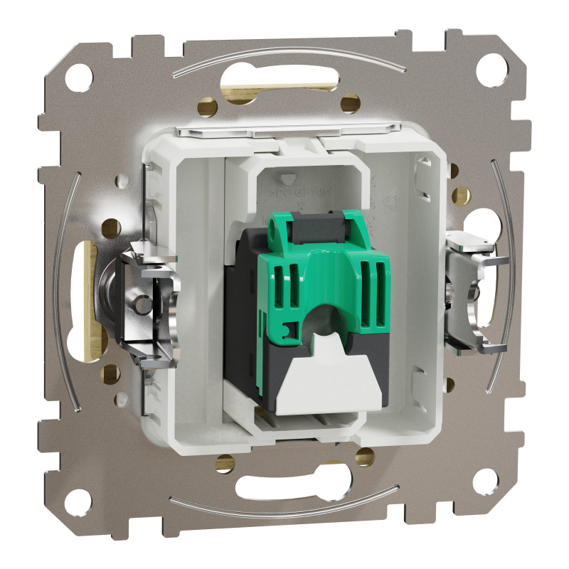 Комп'ютерна розетка RJ45 CAT 5E UTP, Береза Sedna Elements