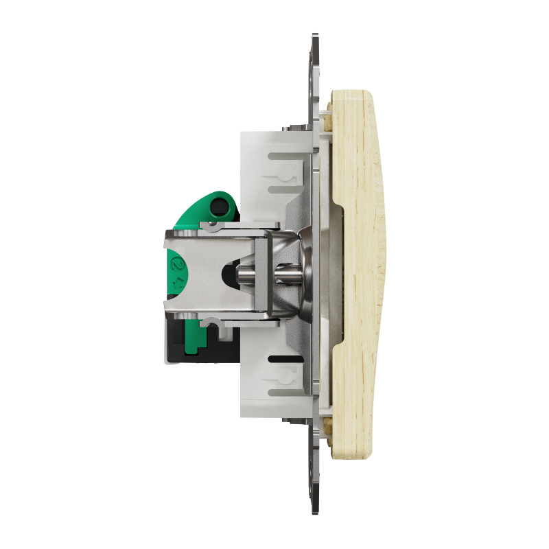 Комп'ютерна розетка RJ45 CAT 5E UTP, Береза Sedna Elements