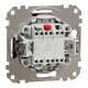 Одноклавішний перемикач з син LED підсвіткою 10 АХ Венге Sedna Elements