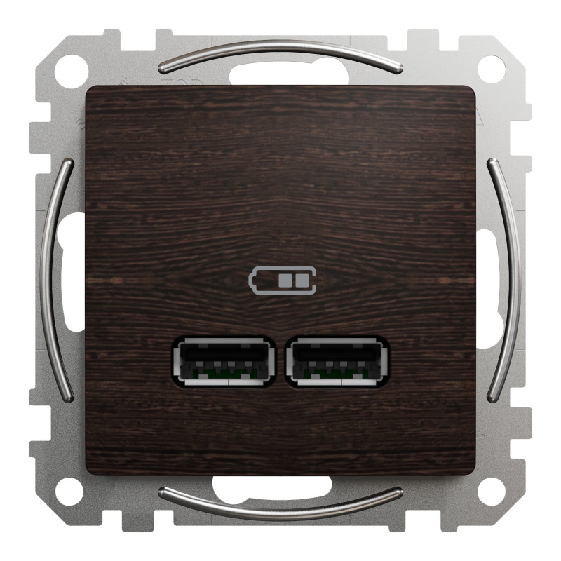 USB розетка A+A 2,1A Венге Sedna Elements