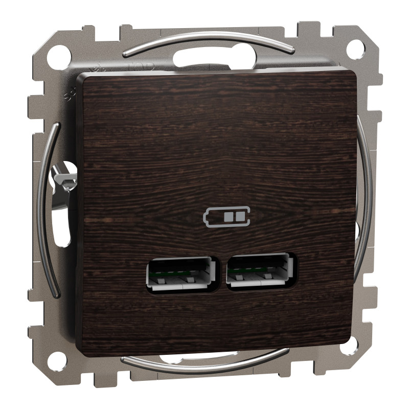 USB розетка A+A 2,1A Венге Sedna Elements