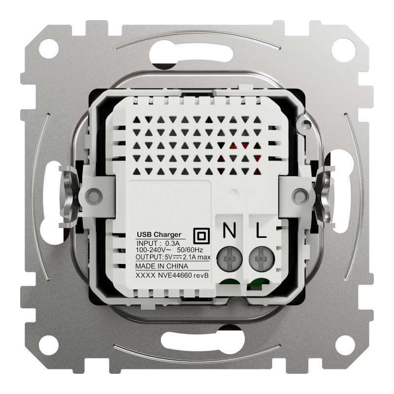 USB розетка A+A 2,1A Венге Sedna Elements