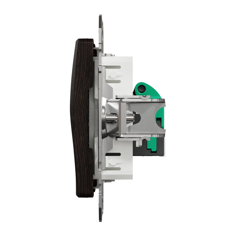 Комп'ютерна розетка RJ45 CAT 5E UTP, Венге Sedna Elements