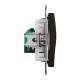 Комп'ютерна розетка RJ45 CAT 5E UTP, Венге Sedna Elements