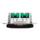 Подвійна комп'ютерна розетка RJ45 CAT 5E UTP, Венге Sedna Elements