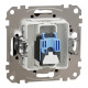 Комп'ютерна розетка, RJ45 CAT6 UTP, Венге, Sedna Elements